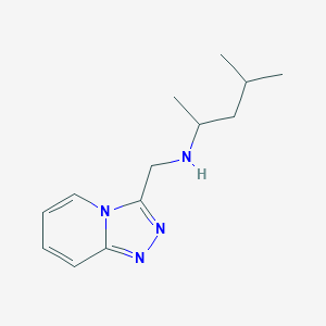 (4-Methylpentan-2-yl)({[1,2,4]triazolo[4,3-a]pyridin-3-ylmethyl})amine - 