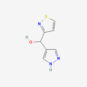 (1H-Pyrazol-4-yl)(1,2-thiazol-3-yl)methanol - 