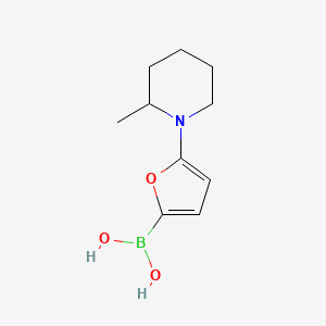 (5-(2-Methylpiperidin-1-yl)furan-2-yl)boronic acid - 