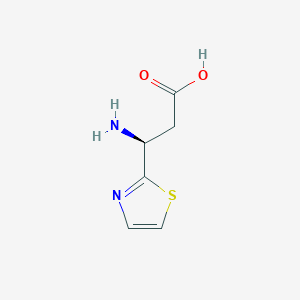 (3S)-3-amino-3-(1,3-thiazol-2-yl)propanoic acid - 