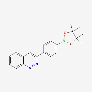 3-(4-(4,4,5,5-Tetramethyl-1,3,2-dioxaborolan-2-yl)phenyl)cinnoline - 