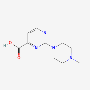 2-(4-Methylpiperazin-1-yl)pyrimidine-4-carboxylic acid - 