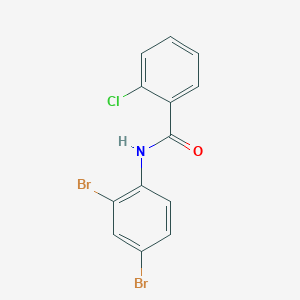 2-chloro-N-(2,4-dibromophenyl)benzamide - 