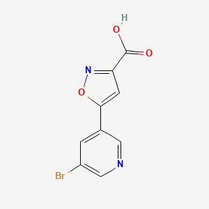 5-(5-Bromo-3-pyridyl)isoxazole-3-carboxylic Acid - 