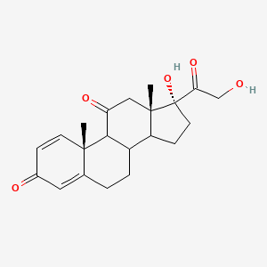 (10R,13S,17R)-17-hydroxy-17-(2-hydroxyacetyl)-10,13-dimethyl-6,7,8,9,12,14,15,16-octahydrocyclopenta[a]phenanthrene-3,11-dione - 
