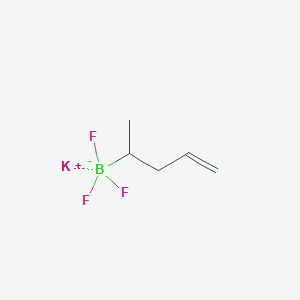 Potassium trifluoro(pent-4-en-2-yl)borate - 