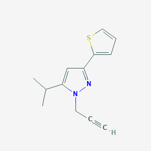 5-isopropyl-1-(prop-2-yn-1-yl)-3-(thiophen-2-yl)-1H-pyrazole - 