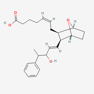 (Z)-7-[(1S,2R,3S,4R)-3-[(E)-3-hydroxy-4-phenylpent-1-enyl]-7-oxabicyclo[2.2.1]heptan-2-yl]hept-5-enoic acid - 87983-63-9