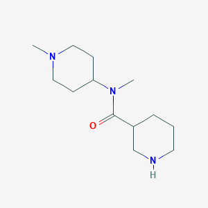 N-Methyl-N-(1-methylpiperidin-4-YL)piperidine-3-carboxamide - 