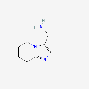 (2-(tert-Butyl)-5,6,7,8-tetrahydroimidazo[1,2-a]pyridin-3-yl)methanamine - 