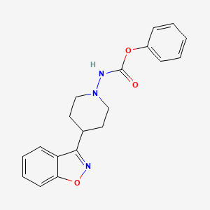 Phenyl (4-(benzo[d]isoxazol-3-yl)piperidin-1-yl)carbamate - 