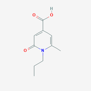 6-Methyl-2-oxo-1-propyl-1,2-dihydropyridine-4-carboxylic acid - 