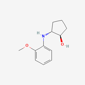 (1R,2R)-2-((2-Methoxyphenyl)amino)cyclopentan-1-ol - 