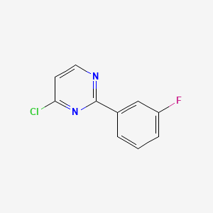 4-Chloro-2-(3-fluorophenyl)pyrimidine - 