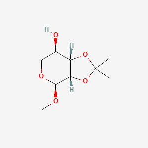 (3AS,4S,7R,7aS)-4-methoxy-2,2-dimethyltetrahydro-4H-[1,3]dioxolo[4,5-c]pyran-7-ol - 