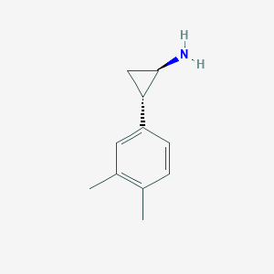 (1R,2S)-2-(3,4-dimethylphenyl)cyclopropan-1-amine - 