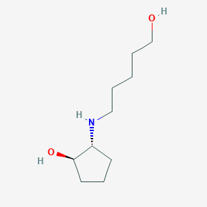 (1R,2R)-2-((5-Hydroxypentyl)amino)cyclopentan-1-ol - 