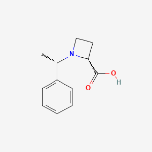 (R)-1-((S)-1-Phenylethyl)azetidine-2-carboxylic acid - 