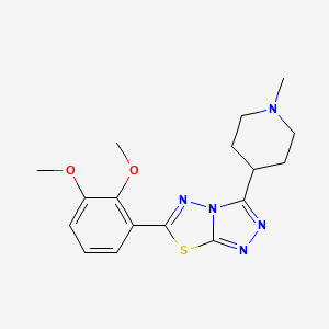 6-(2,3-Dimethoxyphenyl)-3-(1-methyl-4-piperidinyl)[1,2,4]triazolo[3,4-b][1,3,4]thiadiazole - 