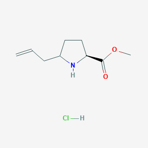 Methyl (2S)-5-allylpyrrolidine-2-carboxylate hydrochloride - 