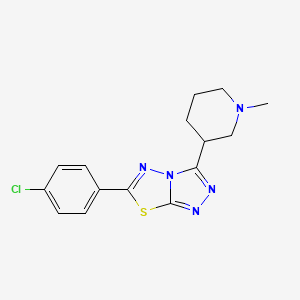 6-(4-Chlorophenyl)-3-(1-methyl-3-piperidinyl)[1,2,4]triazolo[3,4-b][1,3,4]thiadiazole - 