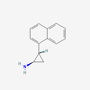 (1R,2S)-2-(Naphthalen-1-yl)cyclopropan-1-amine - 
