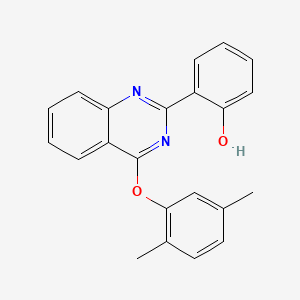 2-[4-(2,5-Dimethylphenoxy)-2-quinazolinyl]phenol - 