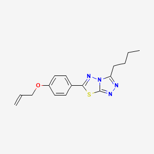 Allyl 4-(3-butyl[1,2,4]triazolo[3,4-b][1,3,4]thiadiazol-6-yl)phenyl ether - 