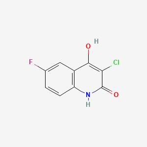 3-chloro-6-fluoro-4-hydroxyquinolin-2(1H)-one - 