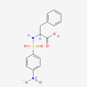 2-[(4-Nitrophenyl)sulfonylamino]-3-phenylpropanoic acid - 