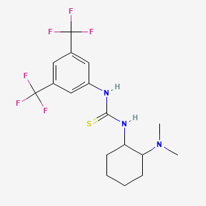 rel-N-[3,5-Bis(trifluoromethyl)phenyl]-N'-[(1R,2R)-2-(dimethylamino)cyclohexyl]thiourea - 