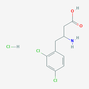 3-Amino-4-(2,4-dichlorophenyl)butanoic acid hydrochloride - 