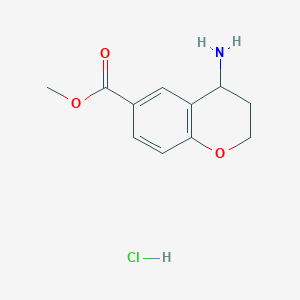 4-Amino-chroman-6-carboxylic acid methyl ester hydrochloride - 