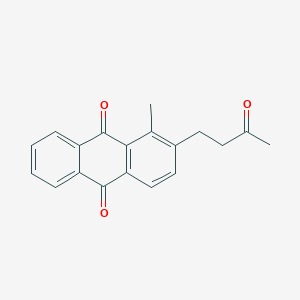 1-Methyl-2-(3-oxobutyl)anthracene-9,10-dione - 871577-15-0