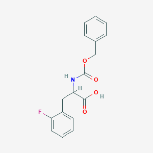 2-{[(Benzyloxy)carbonyl]amino}-3-(2-fluorophenyl)propanoic acid - 