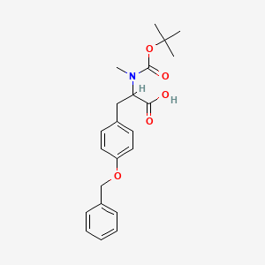 3-(4-Benzyloxyphenyl)-2-[tert-butoxycarbonyl(methyl)amino]propanoic acid - 