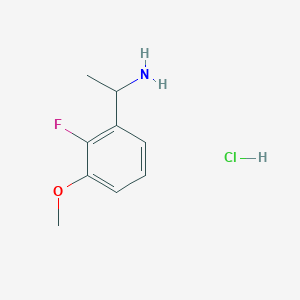 (1S)-1-(2-fluoro-3-methoxyphenyl)ethanamine;hydrochloride - 