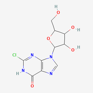 (2R,3R,4S,5R)-2-(2-chloro-6-hydroxy-9H-purin-9-yl)-5-(hydroxymethyl)oxolane-3,4-diol - 