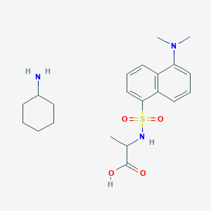 (2S)-2-[5-(dimethylamino)naphthalene-1-sulfonamido]propanoic acid; cyclohexanamine - 