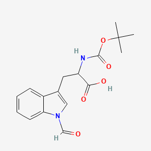3-(1-formylindol-3-yl)-2-[(2-methylpropan-2-yl)oxycarbonylamino]propanoic Acid - 