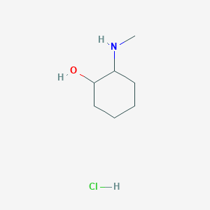 2-(Methylamino)cyclohexan-1-ol;hydrochloride - 