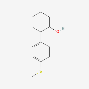 trans-2-(4-Methylthiophenyl)cyclohexanol - 