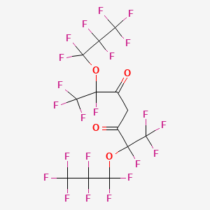 1,3-Bis(3-oxaperfluoro-2-hexyl)-1,3-propanedione - 87405-74-1