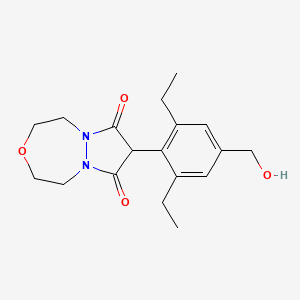 4'Desmethyl-4'Hydroxymethyl Pinoxaden Despivoloyl - 881376-41-6