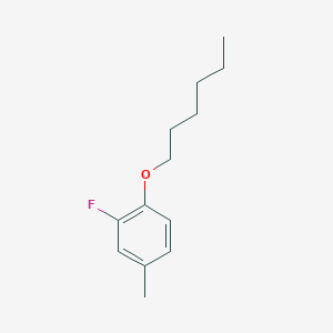 2-Fluoro-1-(hexyloxy)-4-methylbenzene - 807335-80-4