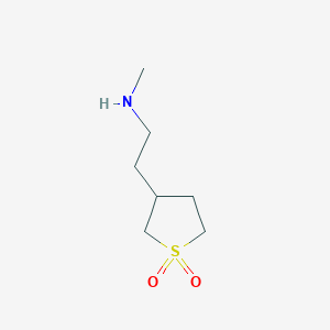 3-[2-(Methylamino)ethyl]-1lambda6-thiolane-1,1-dione - 