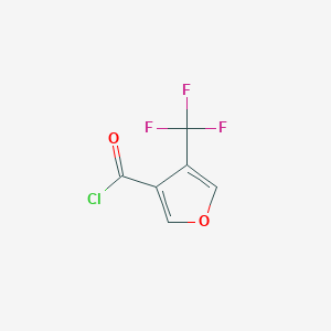 4-(Trifluoromethyl)furan-3-carbonyl chloride - 56286-76-1