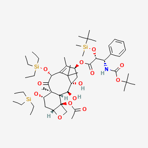 2-Debenzoyl Docetaxel 2'-tert-Butyldimethylsilyl 7,10-Tris(triethylsilyl) Ether - 