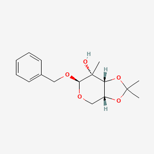 (3aR,6R,7R,7aR)-2,2,7-trimethyl-6-phenylmethoxy-3a,4,6,7a-tetrahydro-[1,3]dioxolo[4,5-c]pyran-7-ol - 