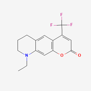2H-Pyrano[3,2-g]quinolin-2-one, 9-ethyl-6,7,8,9-tetrahydro-4-(trifluoromethyl)- - 68975-49-5